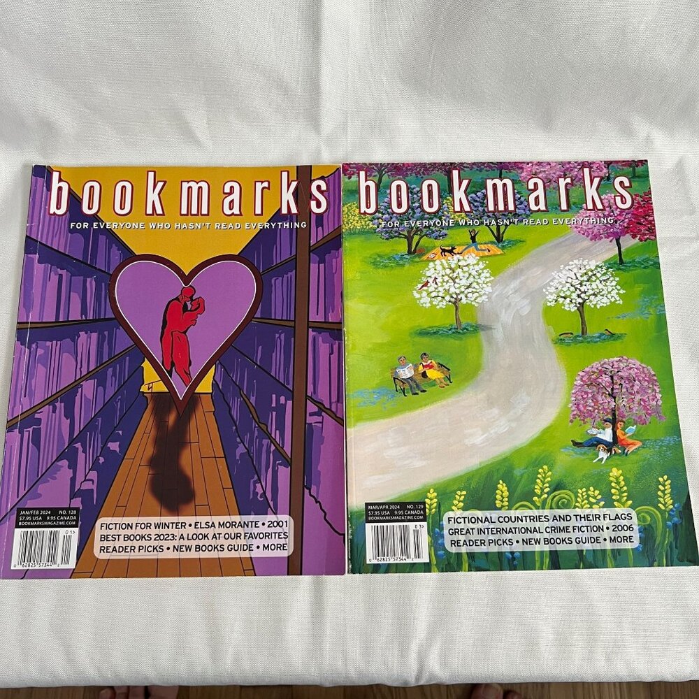 Bookmarks Magazine Issue No. 128 & 129 Jan/Feb & Mar/Apr 2024 Fiction Reviews &